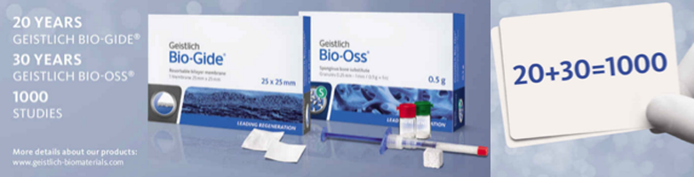 ЮВІЛЕЙНИЙ РІК З GEISTLICH BIOMATERIALS